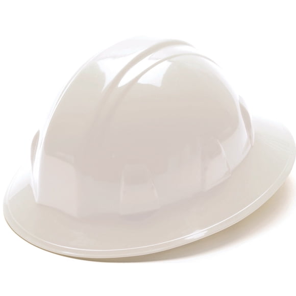 Casco Pyramex Safety serie SL de ala completa, blanco, tamaño mediano