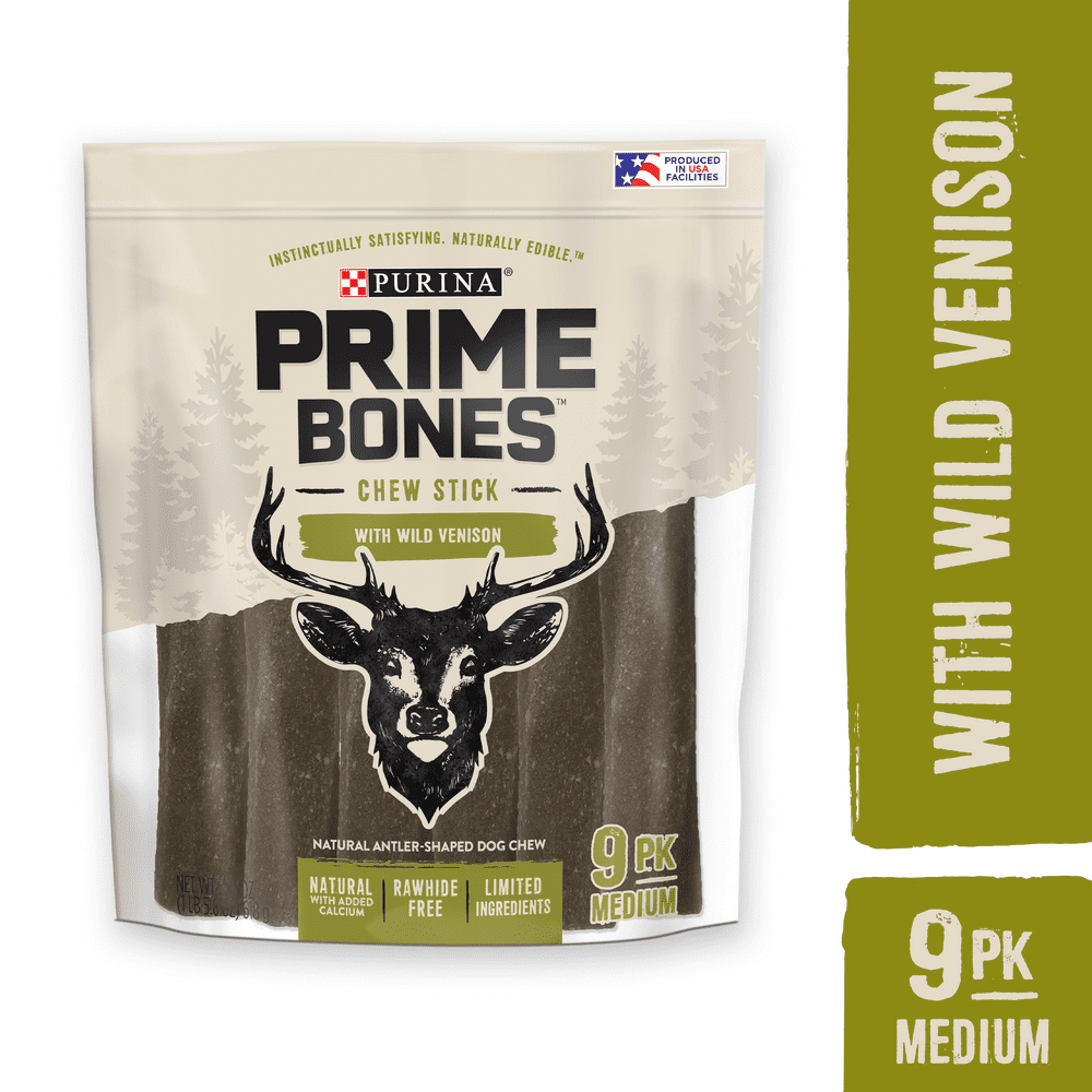 Purina Prime Bones Limited Ingredient Medium Dog Treats, Chew Stick
