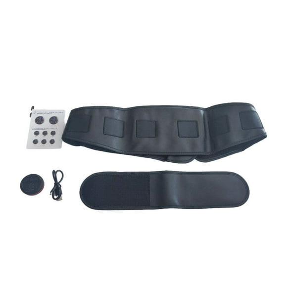 ABS Muscle Stimulator Abdominal Training Fitness Belt Trainer USB Rechargeable 6 Modes 15 Gear Body Slimming Massager Workout Home Exercise Type 1