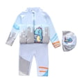 thumbnail image 2 of hengsof Swimsuit for Toddlers Boys Girls Floating Bathing Suit Baby Kids Float Learn to Swim Suit Floatation Beach Pool, 2 of 6