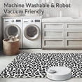 thumbnail image 5 of ODIKA 5'x7' Machine Washable Non-Slip Area Rug, Contemporary Spotted with Fluid Contours High Traffic Rug, Black, 287703, 5 of 5