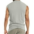 thumbnail image 3 of ZCFZJW Henley Tank Top Men Summer Lightweight Casual Sleeveless V Neck Button Up Muscle T Shirts with Pocket Beach Vacation Tees Vest for Men Gray XXXL, 3 of 4