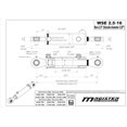 Double Acting Hydraulic Cylinder Universal Hydraulic Cylinder 2" Bore 16" Swivel Eye