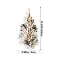 thumbnail image 3 of weibbin Décorations d'Ornements de Sapin de Noël, Aiguilles de Pins, Fruits Rouges, Traversant la Frontière, Europe et États-Unis, Anneau de Porte, Décorations Suspendues du Nouvel An, 3 of 6