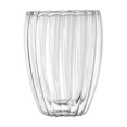 thumbnail image 2 of Fiudx Ofertas del día Taza de doble capa a rayas, taza de té de vidrio de borosilicato alto, taza de bebida de leche para el hogar, taza de Café de oficina, 2 of 6