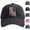 Black, variant on Classic USA Flag Baseball Cap Washed Cotton Star-shaped Hat Distressed Old-fashioned Cap Men's Retro Foreign-style Baseball Cap Best-selling Soft-top Sun Hat Women's Western Cowboy Hat