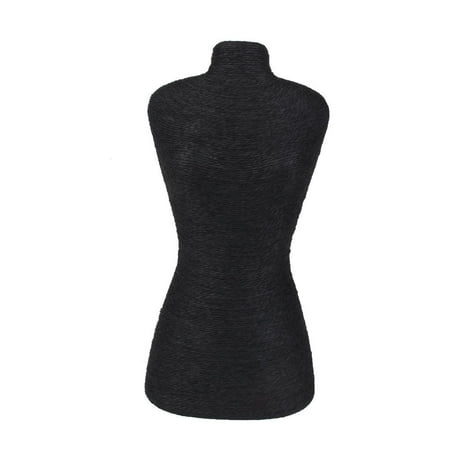 Black Necklace Chain /Jewelry Display Neck Bust Holder 28x18cm