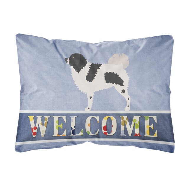 Almohada decorativa Caroline's Treasures Wetterhoun Frisian perro de agua lienzo multicolor
