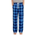 thumbnail image 1 of Pantalones de pijama PATPAT para niños, a cuadros, azul real, tallas 7-8 años, 1 of 6