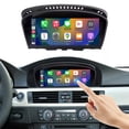 thumbnail image 5 of Car Radio for BMW 3/5 Series E60 E61 E63 E64 E90 E91 E92 CCC (2004-2008),MP5 Stereo CarPlay Android Auto Multimedia Player GPS Navigator iDrive System Retained, 5 of 18