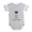 Heather Grey, variant on CafePress - FIN Lhasa Apso Good - Cute Infant Baby Football Bodysuit