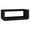 Black Grain, variant on Evelyn&Zoe Tannen 48" Wide Rectangular Coffee Table, Black Grain