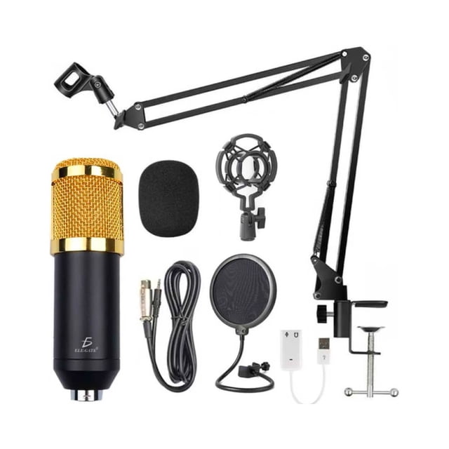 Kit Profesional Microfono Condensador Ele-Gate FWTCONBM800