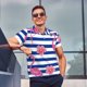 thumbnail image 4 of Fotbe Flamingo Camiseta Polo de Golf para Hombre con Estampado – Camisa Deportiva Transpirable con Cuello Abotonado-Large, 4 of 6