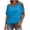 Light Blue, variant on Cold Shoulder Tops for Women Summer Trendy Cutout Batwing Short Sleeve Crewneck S-3XL Loose Casual Tshirts (2XL, Orange)