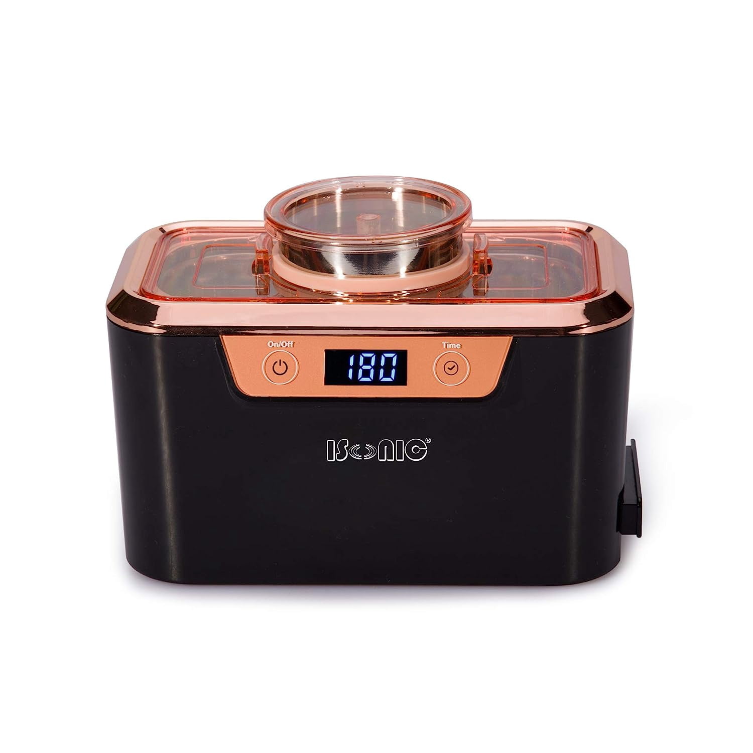 iSonic® Miniaturized Commercial Ultrasonic Jewelry Cleaner DS310-BR with Cleaning Solution Concentrate CSGJ01, 110V