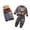 Model a Grey Bear, variant on Godderr 3Pcs Toddler Kids Fleece Track Suits Sweatpants Fleece Waistcoat Outfits for Boys Girls 1-5Y Baby Autumn Winter 3Pcs Winter Thicken Clothing Jogger Set