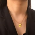 thumbnail image 6 of Wing Angel Cat Necklace with Heart Kitten Pet Memorial Memory Inspired Jewelry, 6 of 6