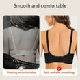 thumbnail image 6 of YANDW Push-up Padded Bra for Women Plunge Underwire T-Shirt Bra Multiway Add 2 Cups, Black 44A, 6 of 8