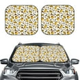 thumbnail image 2 of Yiaed Cute Bee Print Car Front Windshield Sun Shade,Foldable Anti-UV Car Sunshade for Front Window for Most Vehicles-Medium, 2 of 5