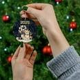 thumbnail image 4 of Happy New Year Manx Welcome 2025 Balloon Firework Party Ceramic Round Ornament Cat Lover Kitten Owner Gifts Home Tree Decor - 01014, 4 of 5