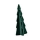 thumbnail image 3 of Estatua de cerámica artificial para centro de mesa de árbol de Navidad flocado Verde, 3 of 9