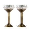 thumbnail image 1 of Metal Crystal Rhinestone Tie Backs Ganchos de cortina Holdback Borla Cenefa Soporte de suspensión de pared 2 Piezas seitruly HA3091-01, 1 of 6