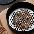 thumbnail image 6 of SPOORYYO Fireproof Mosquito Coil Holder with Lid, Hollow Ventilated Cover, Round Safety Design, Indoor Outdoor Ash Guard, Durable Iron Box, 6 of 6