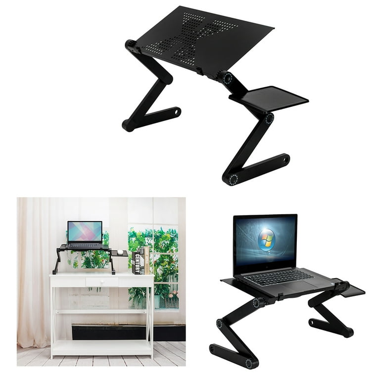 AMSUPER Extra Wide Adjustable Laptop Stand with Cooling Fan