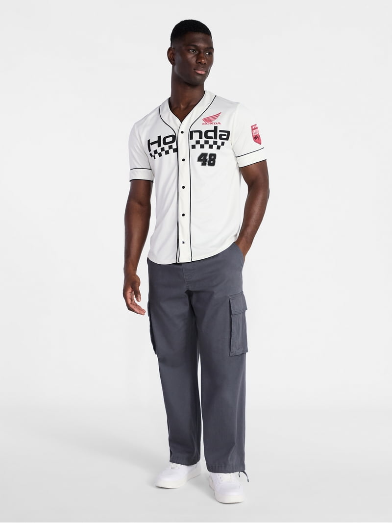 Honda Men's and Big Men's Baseball Jersey, Sizes XS-3XL - Walmart.com