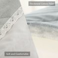thumbnail image 5 of Funda de cabecero universal, funda de cabecero elástica suave, funda protectora de felpa corta a prueba de polvo y lavable, para decoración de dormitorio, blanco, 180 cm, 5 of 5