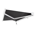 thumbnail image 4 of Awntech 8' x 6.5' Full Cassette Left Motorized Patio Retractable Awning, Black, 4 of 7