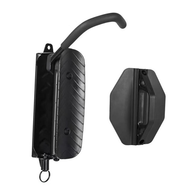 Colaxi Support Mural Pivotant pour Vélo Crochet Vertical Porte-Vélo Support Mural Robuste pour Vélo Support de Rangement pour Bureau Appartement Crochet Noir