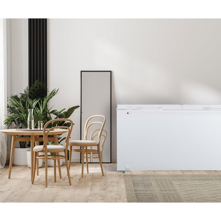 Hamilton Beach 21 Cu Ft Chest Freezer, White Double Door Deep