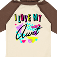 thumbnail image 4 of Inktastic I Love my Aunt- 80s retro style Boys or Girls Long Sleeve Baby Bodysuit, 4 of 5