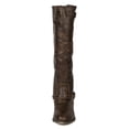 thumbnail image 4 of Breckelle Outlaw-91 New Women Leatherette Buckle Riding Knee High Boot, 4 of 6