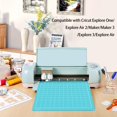 thumbnail image 2 of Superior Hub Cutting Mat 6 Pack Light, Compatible With Cricut Maker/Explore Air 2/Air/One (12x12Inch), Blue Adhesive Sticky Pads Non-Slip Replacement Mats for Accessories Supplies, 2 of 14