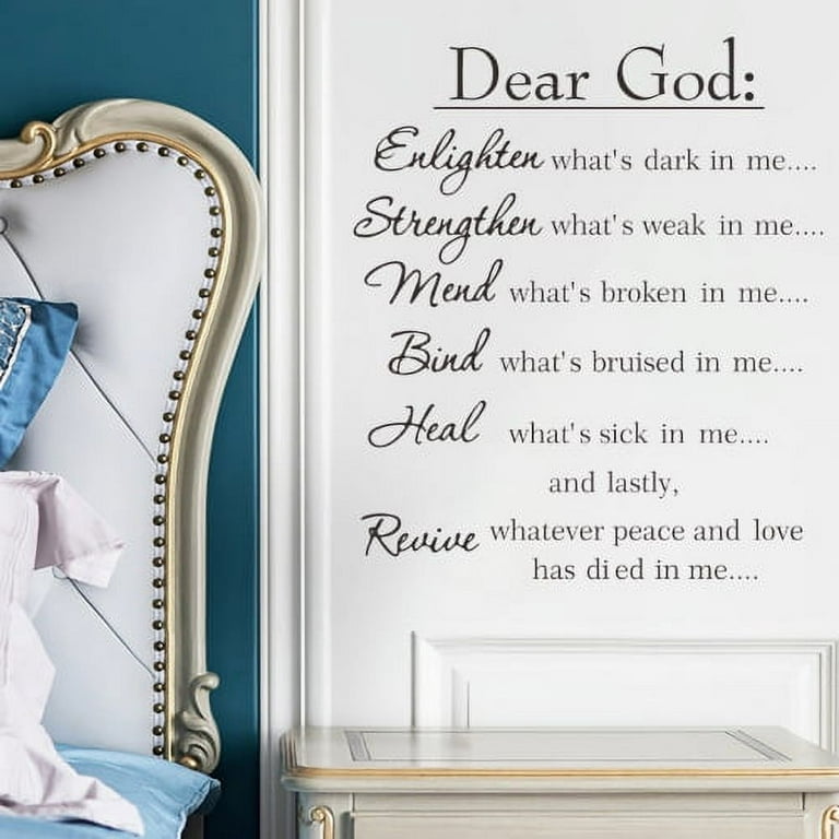Dear God Enlighten What Is Dark in Me For Christian Cut Metal Sign, Bible  verse sign, Christian gifts, faith based home decor - Viralcitron