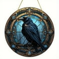 thumbnail image 3 of Halloween Acrylic Colored Bird Crow Halloween Dark Style Window Decoration Porch with Chain Pendant Outdoor Decoration, 3 of 3