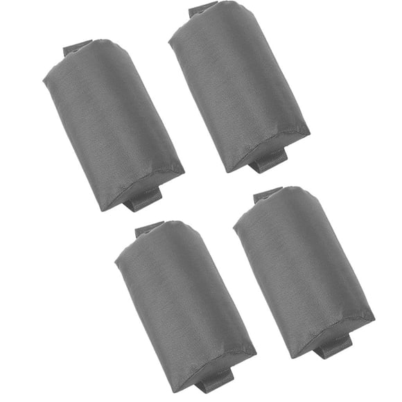 4x Cojines Cojines para Sillas Plegables / Lounge /Sillón Reclinable Gris