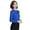 Blue, variant on Brand Promotion!Women Blouse Long Sleeve Stand Collar Bow Blouses Elegant Ladies Chiffon Blouse Tops Fashion Office Work Wear S-2XL