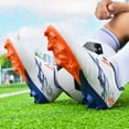 thumbnail image 5 of Yiomxhi Soccer Cleats for Men Adult Younth Lightweight Football Shoes with Ankle Support, Breathable Outdoor Turf Cleats for Training and Matches, Long Studs and Short Studs, 5 of 7