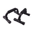 thumbnail image 3 of Rejilla para flexiones de metal con agarre de espuma antideslizante de primera calidad, ideal para fitness, cardio, gimnasio, color negro, 3 of 5