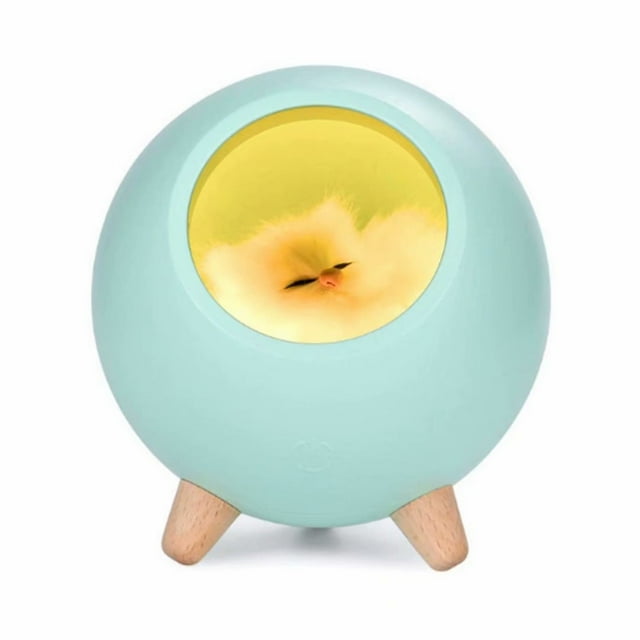 Cat House Atmosphere Light, USB Charging LED Small Night Light-Nightstand Light, 5 by 5 by 5.6 Inches (Green)