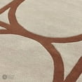 thumbnail image 6 of Teppich Homes Geometric Luxury Under Your Feet Wool Tufted Brown Geometric Area Rugs, 17' x 17', Handmade, 6 of 6