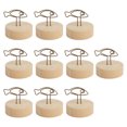thumbnail image 2 of Table Number Holder, Log Base Place Card Holder   For Office For Home Decoration For Memorial Day Party, 2 of 8