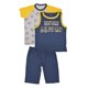 thumbnail image 1 of Set de Pijama 3 Piezas en Algodón Hipoalergénico, Playera Manga Corta, Camiseta y Bermuda Baby Creysi AZUL OXFORD 8 AÑOS, 1 of 3