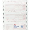 TOPS IRS Approved Tax Form, 8" x 3-2/3", Four-Part Carbonless, 24 Forms
