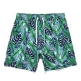 thumbnail image 2 of Aayomet Mens Shorts Men's Linen Casual Classic Fit Short Drawstring Summer Beach Shorts,Green L, 2 of 5