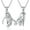 Sliver, variant on Matching Necklaces S925 Sterling Silver Pinky Promise Matching Couple Necklace Best Friend Necklaces Jewelry Gift for Women Men